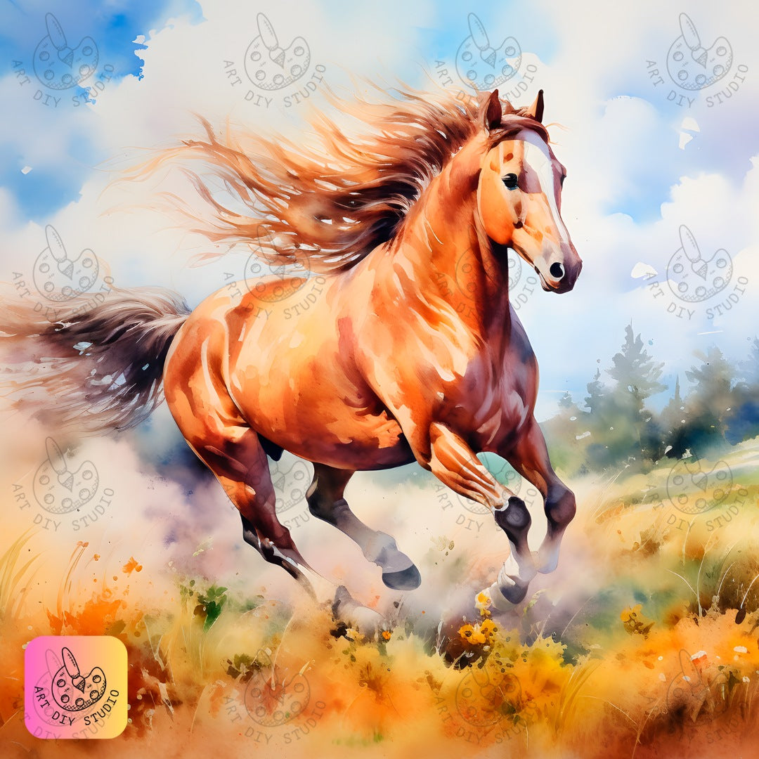 Artdiystudio Wild Heart Gallop Diamond Painting Kit Embrace Your Inner Freedom 8
