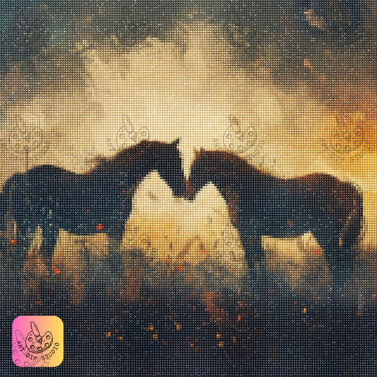 Artdiystudio Wild Horses At Dawn Diy Diamond Painting Kit Capture The Beauty Of Nature 7