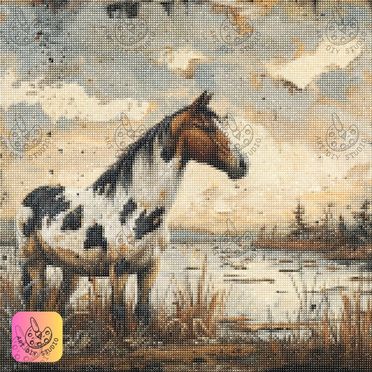 Artdiystudio Wild Spirit Reflections Diy Diamond Painting Kit Craft Your Serene Escape 7