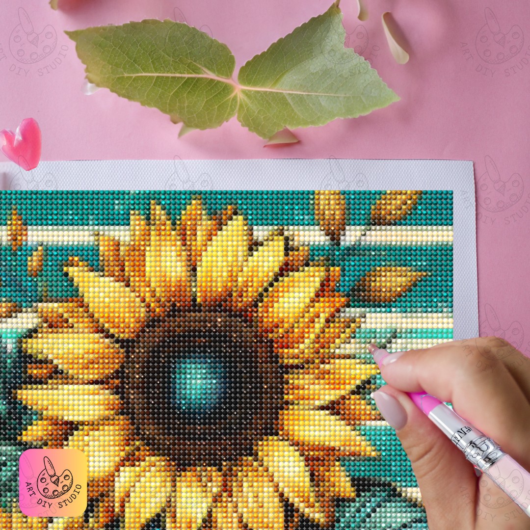 Artdiystudio Wild Sunflower Chic Where Nature Meets Fashion In A Stunning Diy Kit 5