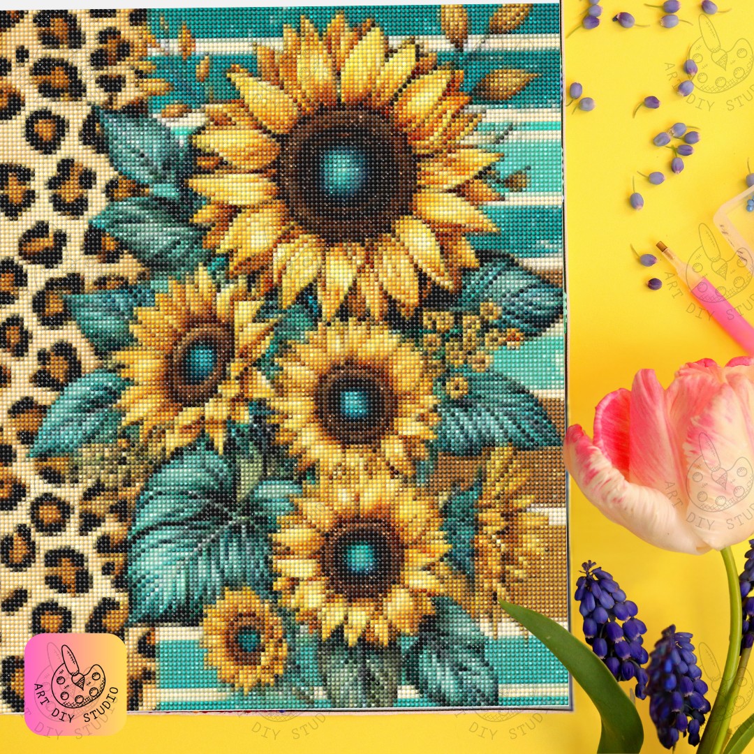 Artdiystudio Wild Sunflower Chic Where Nature Meets Fashion In A Stunning Diy Kit 6