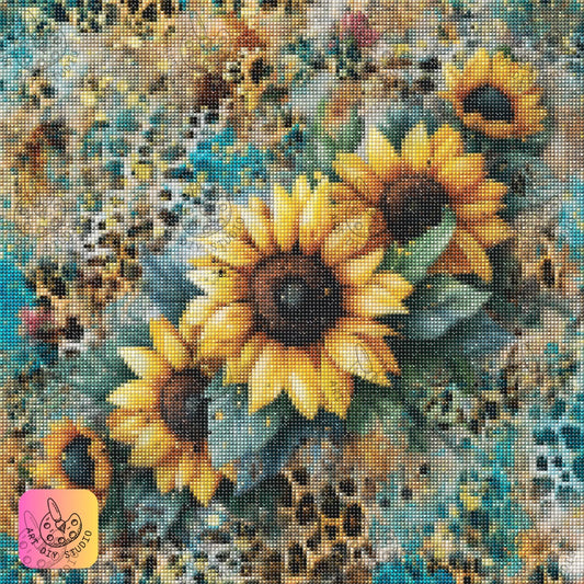 Artdiystudio Wild Sunflower Oasis Diy Diamond Painting Kit Embrace The Art Of Adventure 7