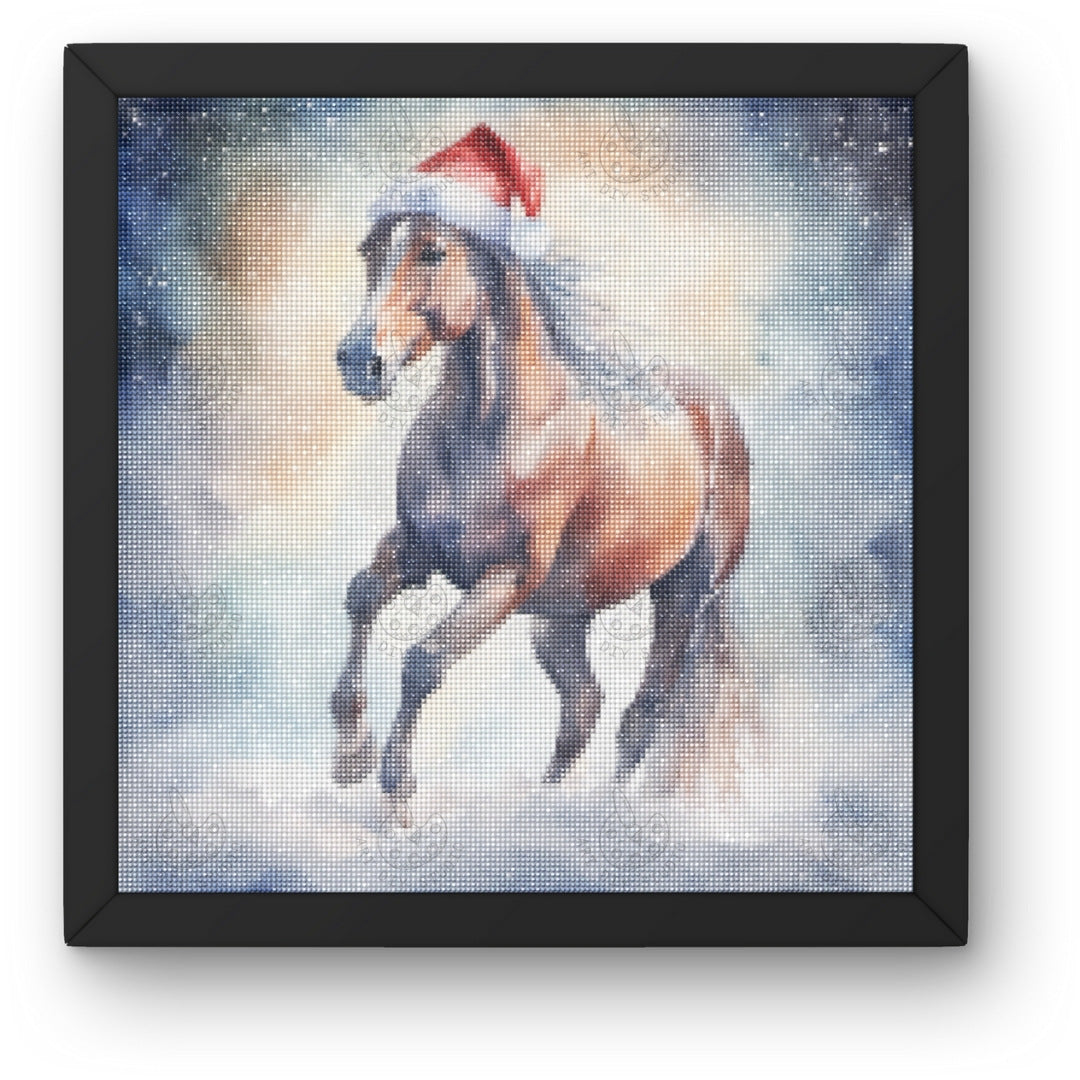 Artdiystudio Winter Wanderer Stallion Diy Diamond Painting Kit A Holiday Adventure Awaits 3