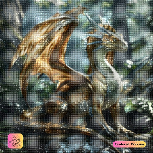 Artdiystudio Woodland Sentinel Diy Diamond Painting Kit Natures Guardian In Art 2