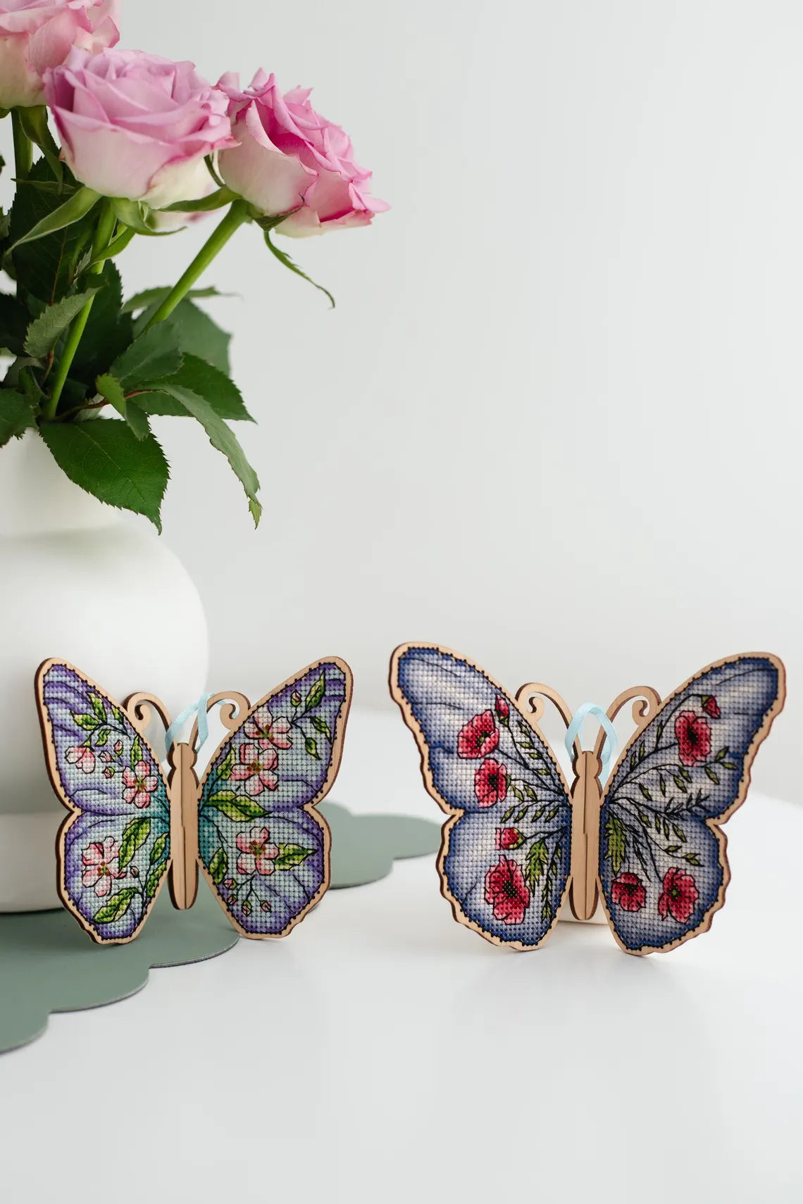 Floral Butterfly – Mini Diamond Painting Kit
