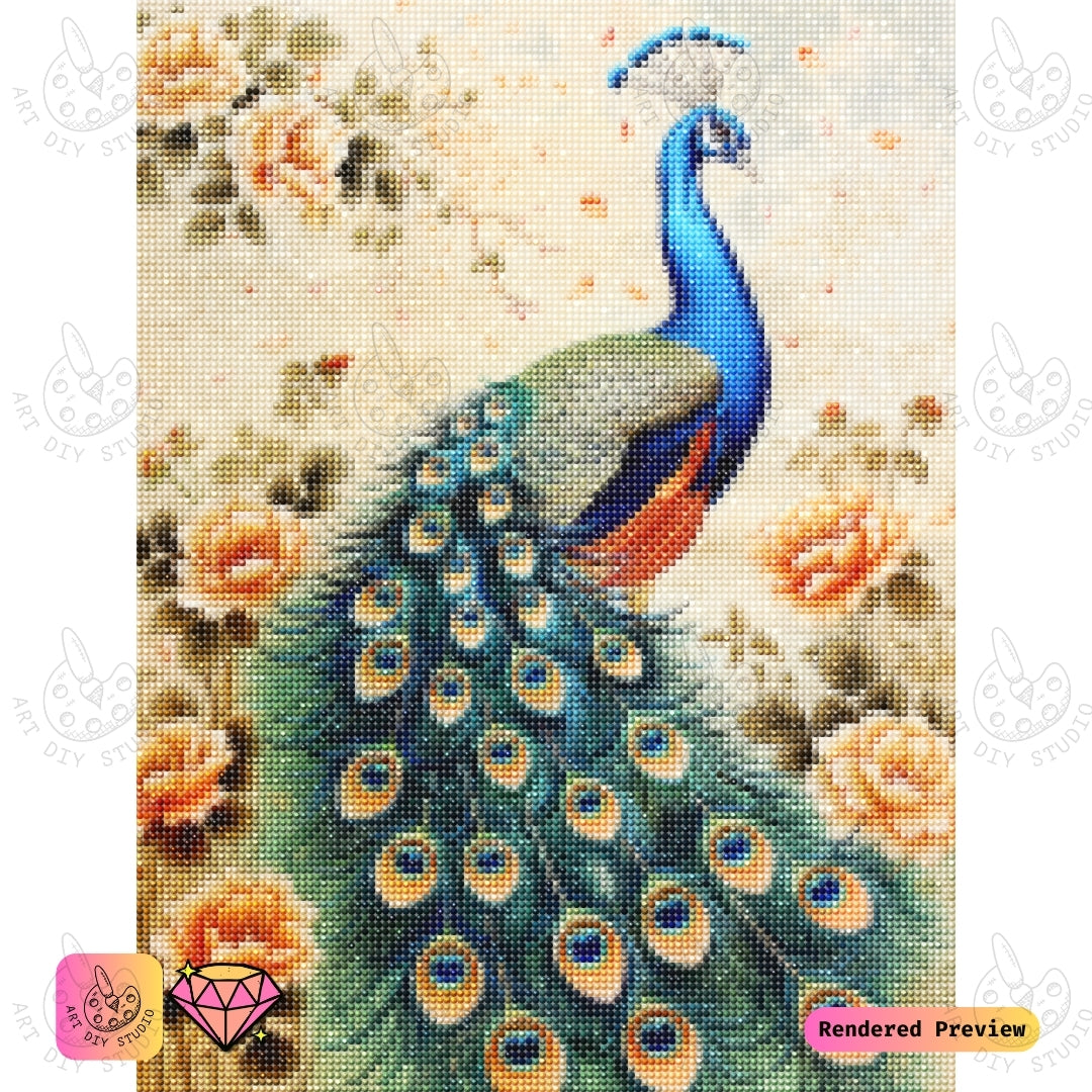Peacock Diamond Painting Kits