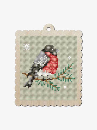Ornament – Winter Bullfinch
