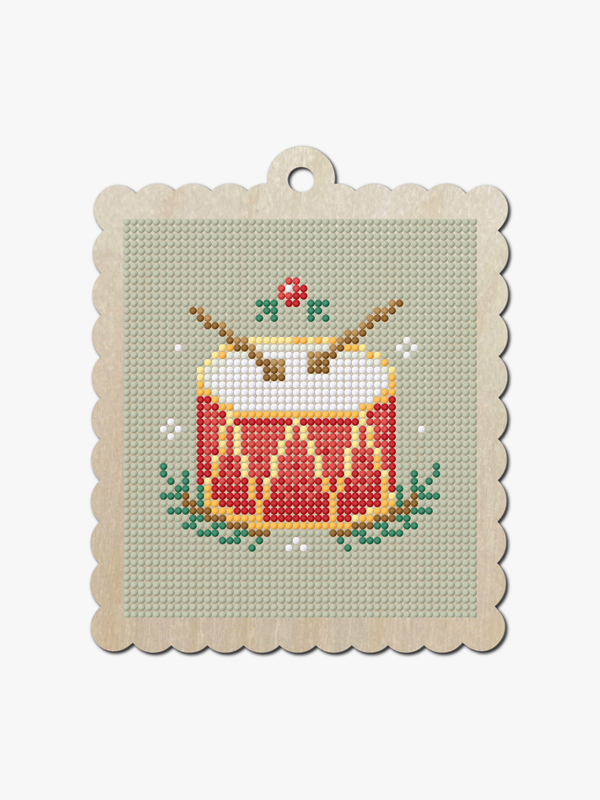 Ornament – Festive Drum