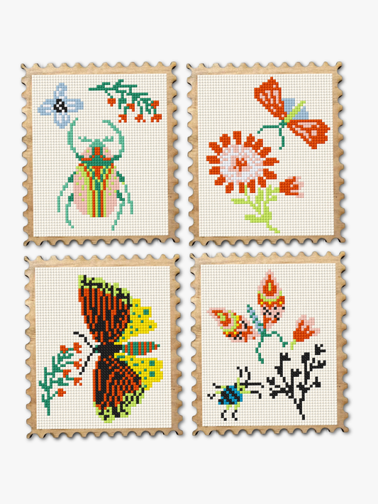 Wood Gem Minis™ - Woodland Insect Stamps