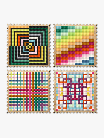 Wood Gem Minis™ - Modern Geometric Stamps