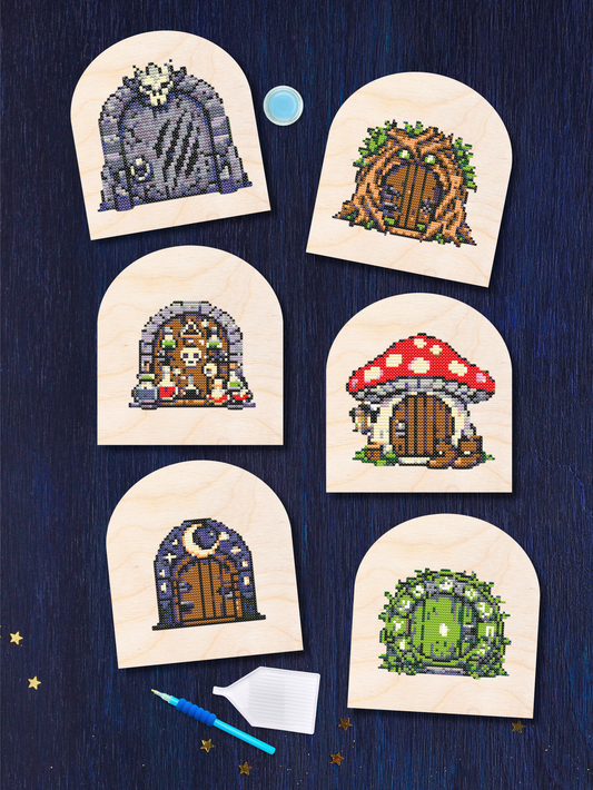 Wood Gem Minis – Fantasy Doors
