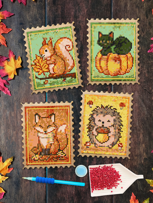 Wood Gem Minis™ - Autumn Woodland Stamps