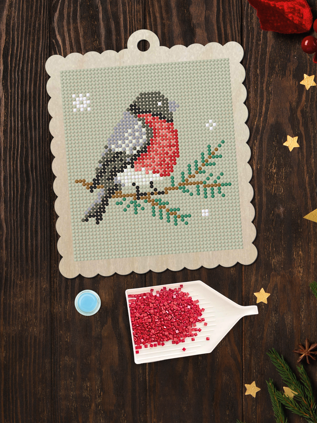 Ornament – Winter Bullfinch