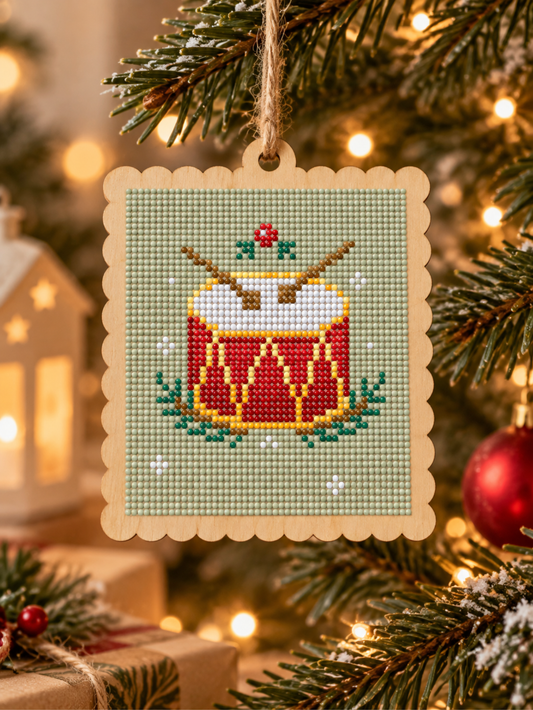 Ornament – Festive Drum