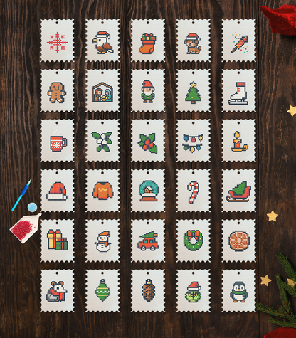 Diamond Painting Ornament Kit – Stamp Spark Minis (Set of 30)