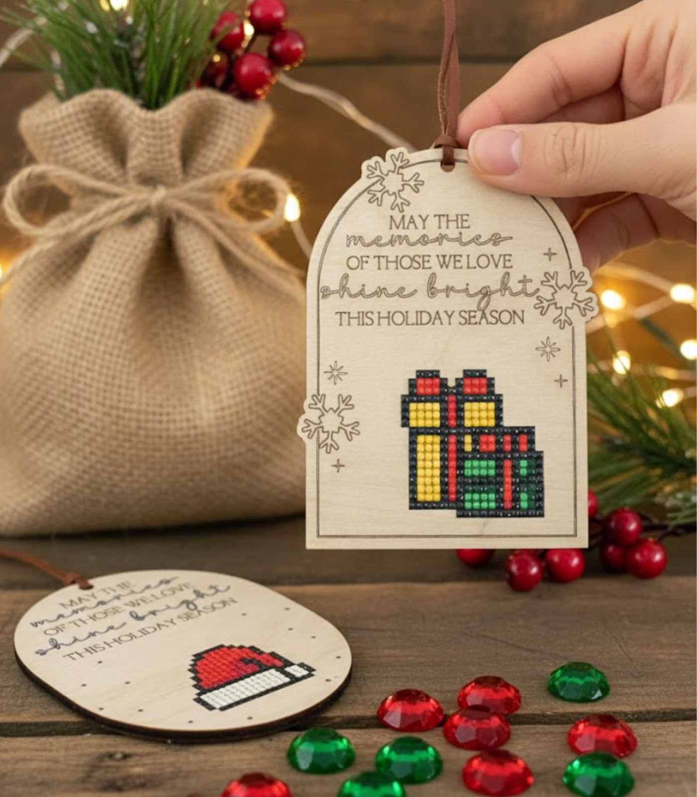 Memory Shine – DIY Diamond Painting Ornament Kit