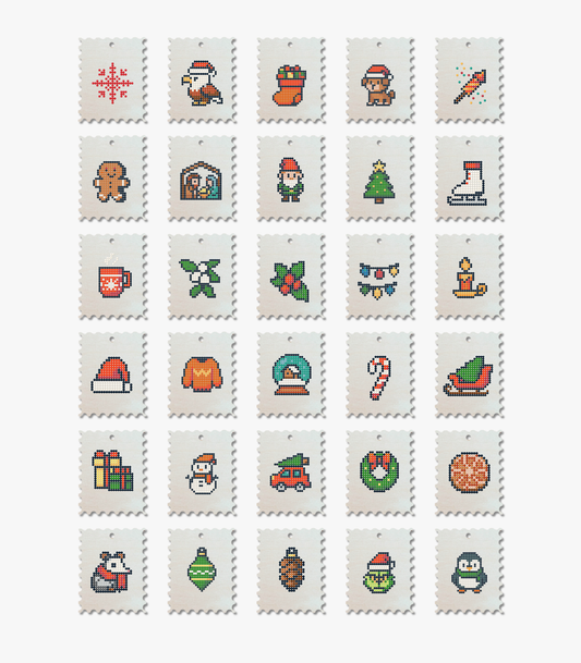 Diamond Painting Ornament Kit – Stamp Spark Minis (Set of 30)