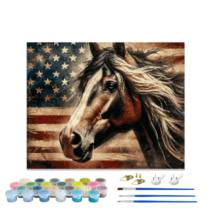 American Spirit Horse Paint By Numbers Kit