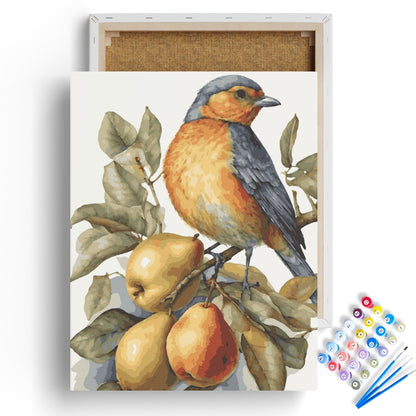 Bluebird & Pear Still Life Paint by Numbers Kit