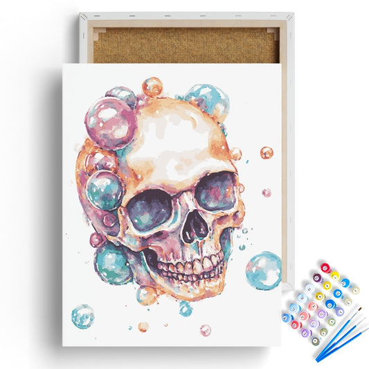 Bubble Skull Enchantment Paint by Numbers Kit