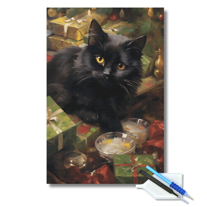 Catnip Christmas Diamond Painting Kit