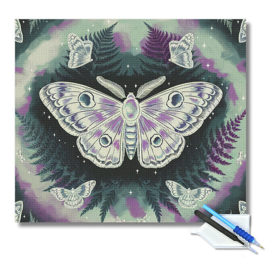 Celestial Moth Diamond Painting Kit
