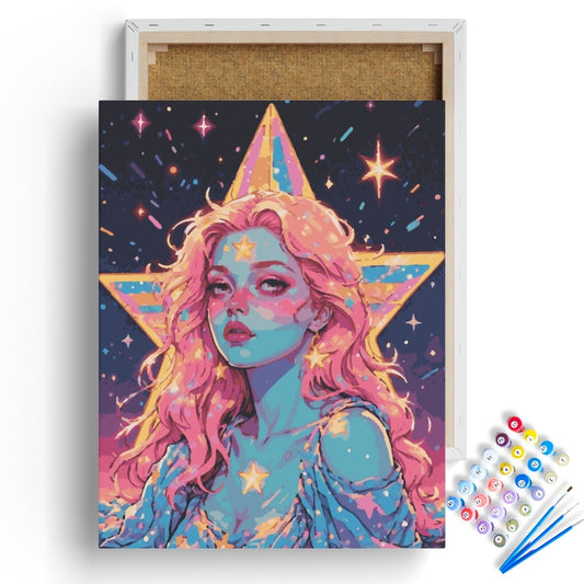 Celestial Star Goddess Paint by Numbers Kit