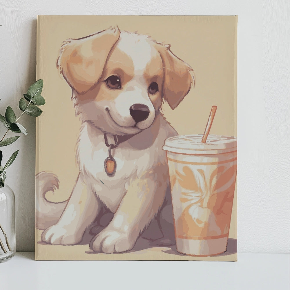 Cute-Puppy-Drink-Cup-Paint-by-Numbers-Kit-1