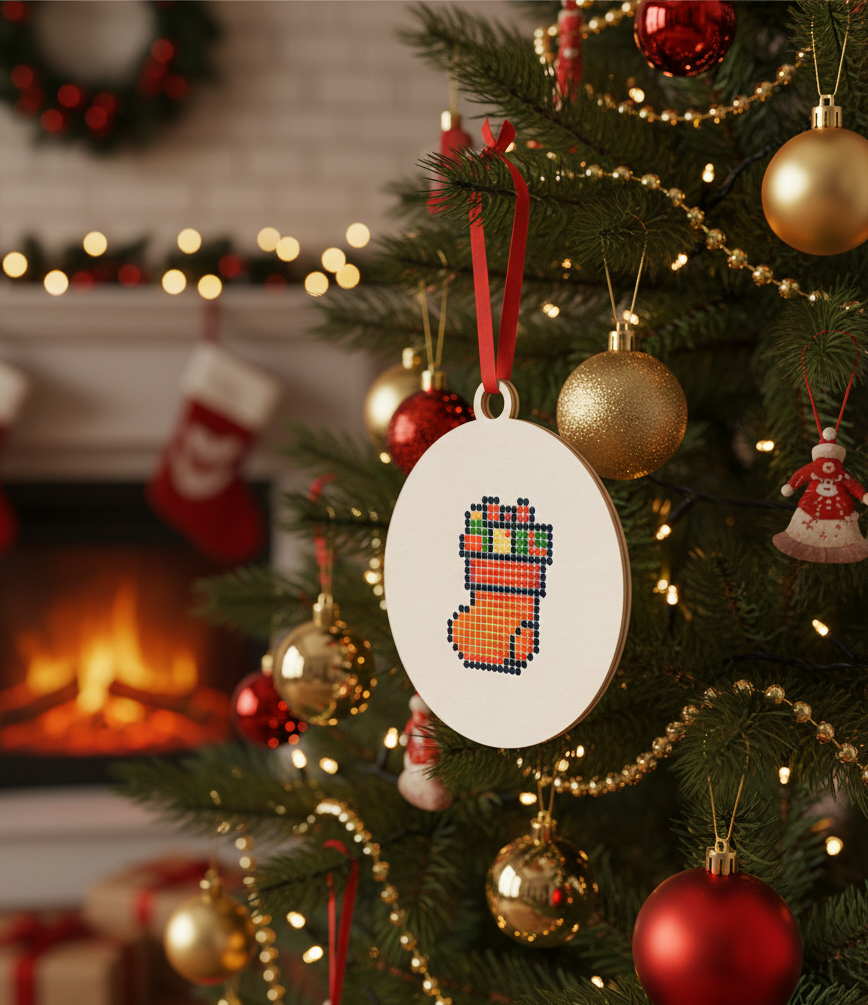 Diamond Painting Ornament Kit – Winter Spark Minis (Set of 30)