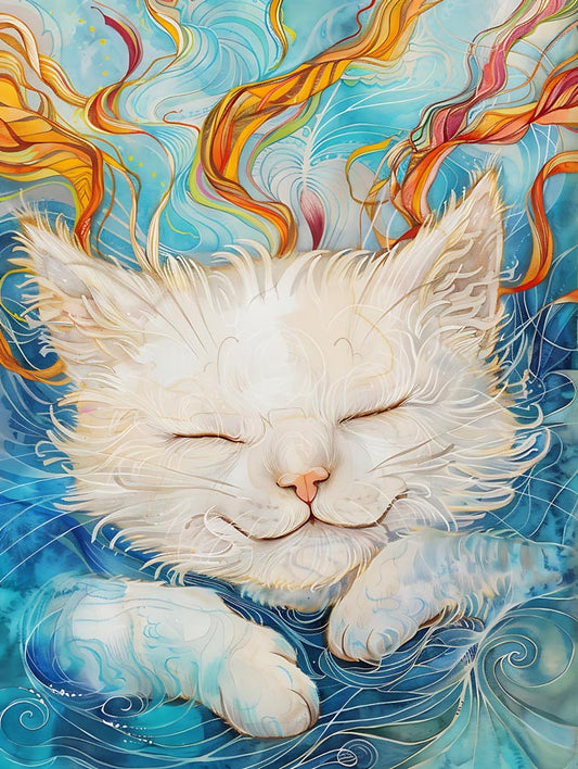 Dreamy Cat Serenity