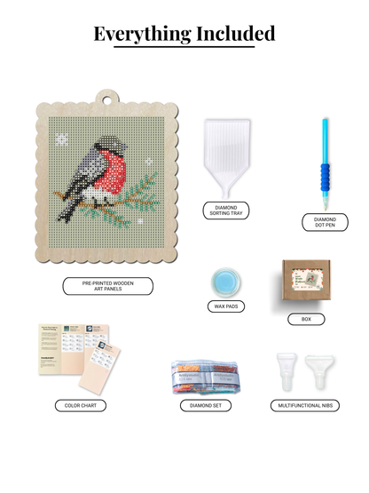 Ornament – Winter Bullfinch