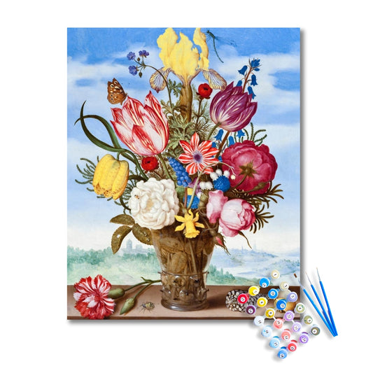 Floral Still Life Masterpiece Paint by Numbers Kit