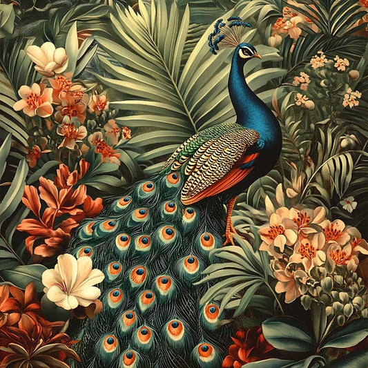 Lush Garden Peacock
