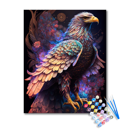 Majestic Celestial Eagle Paint by Numbers Kit