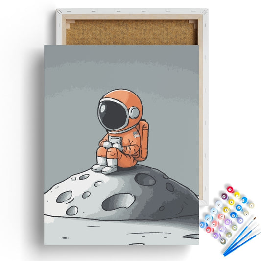 Moonlit Astronaut Paint by Numbers Kit