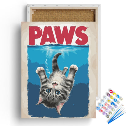 PAWS Parody Paint by Numbers Kit