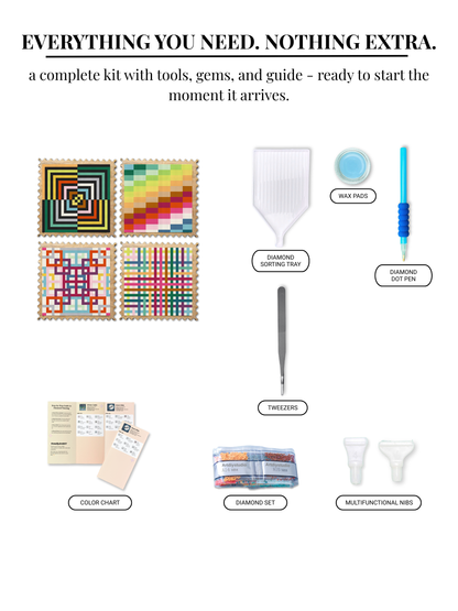Wood Gem Minis™ - Modern Geometric Stamps