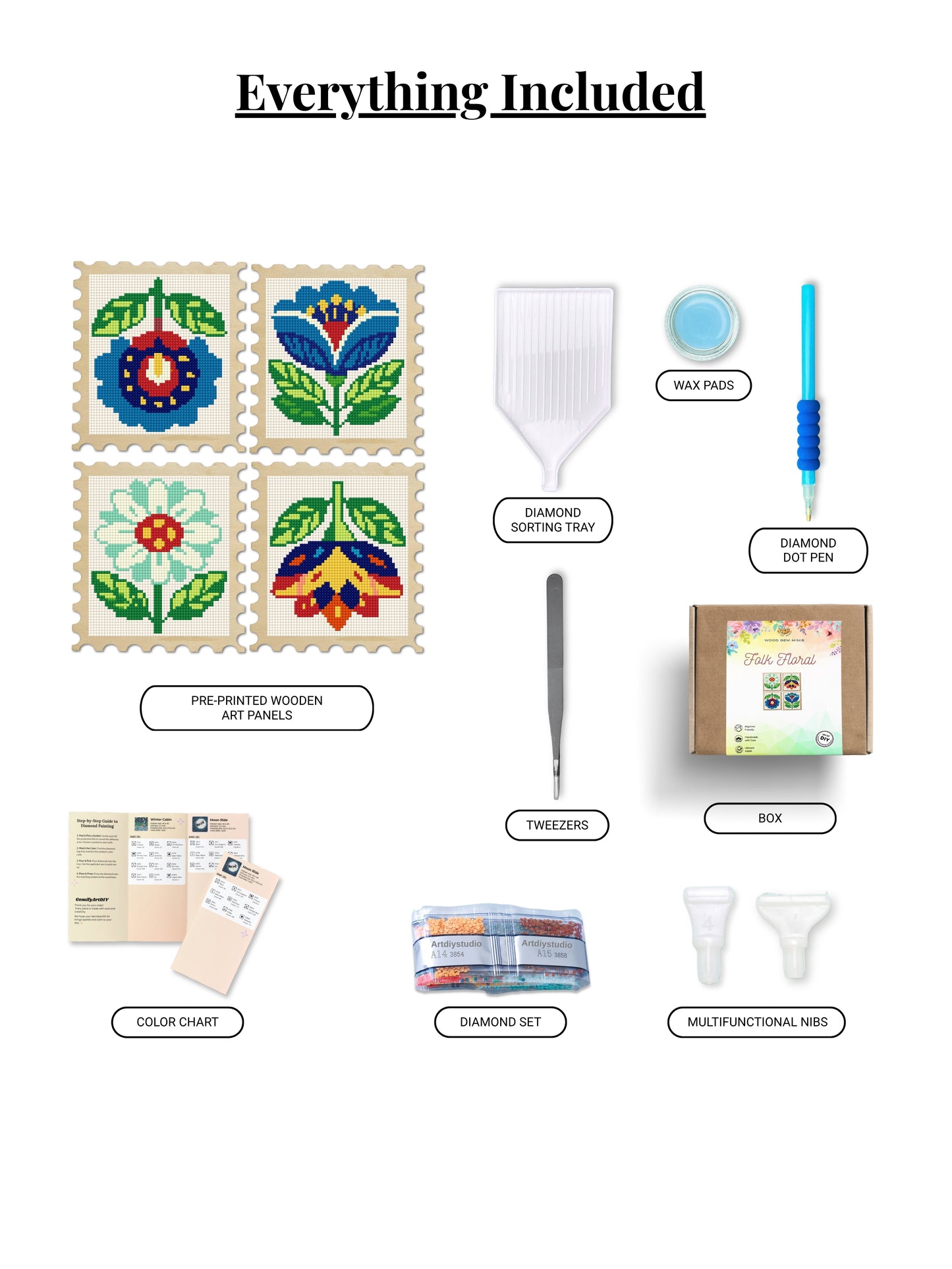 Spark Stamps™ - Folk Floral