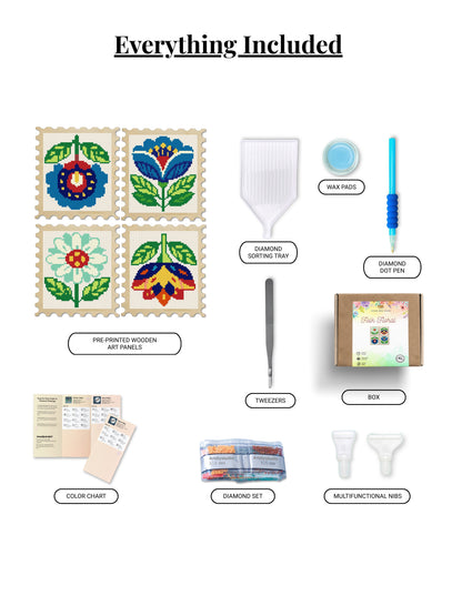 Spark Stamps™ - Folk Floral