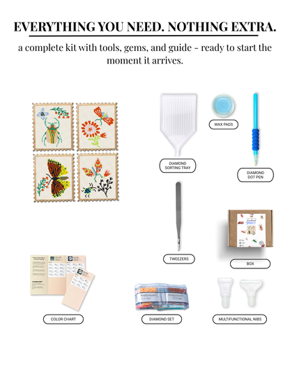 Wood Gem Minis™ - Woodland Insect Stamps