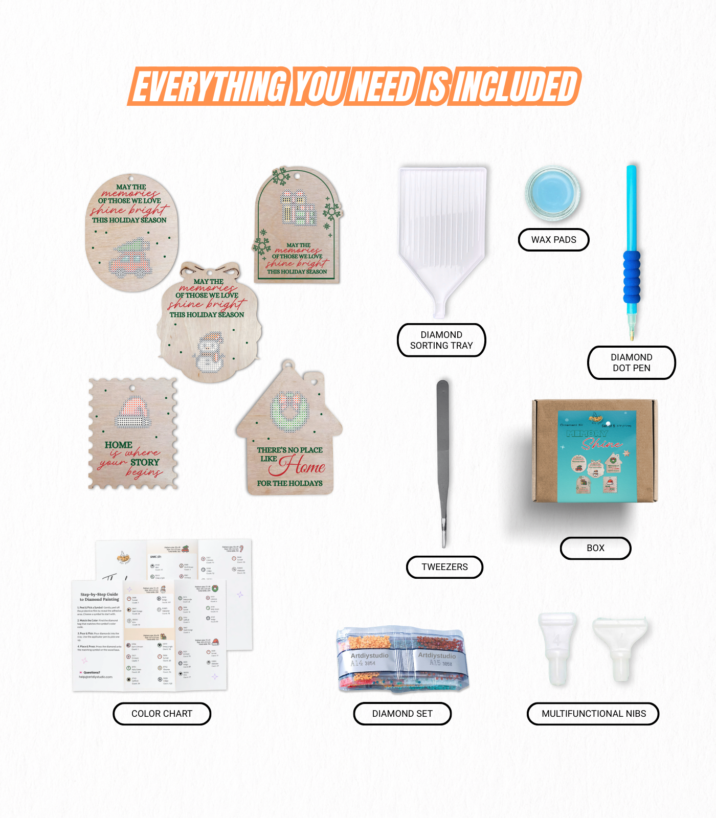 Memory Shine – DIY Diamond Painting Ornament Kit