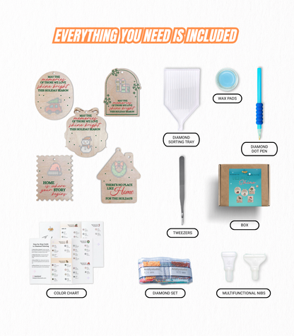 Memory Shine – DIY Diamond Painting Ornament Kit