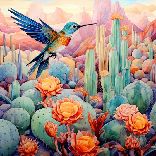 Radiant Desert Hummingbird