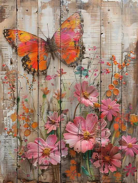 Rustic Butterfly Meadow