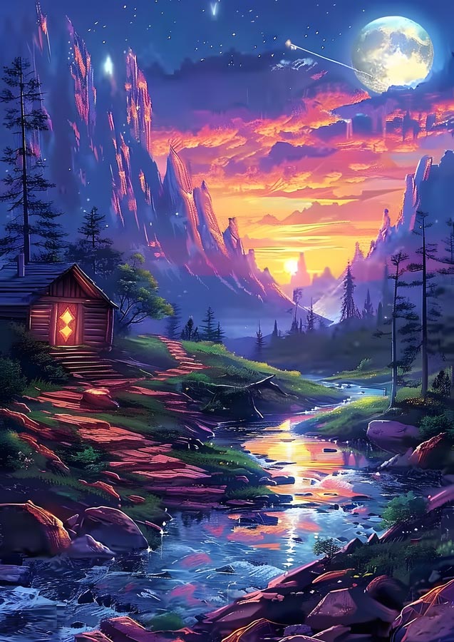 Starlit Cabin Retreat
