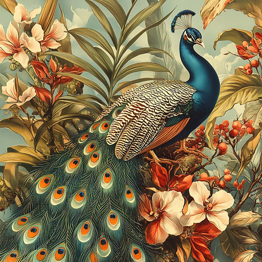 Timeless Peacock Elegance