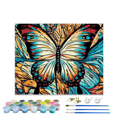 Vibrant Monarch Butterfly Paint By Numbers Kit