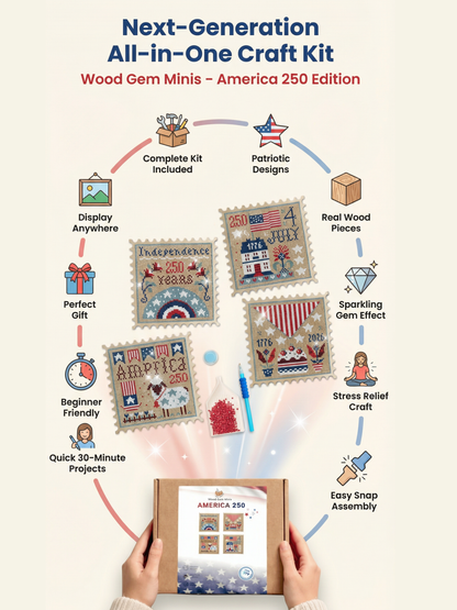 Wood Gem Minis™ – America 250