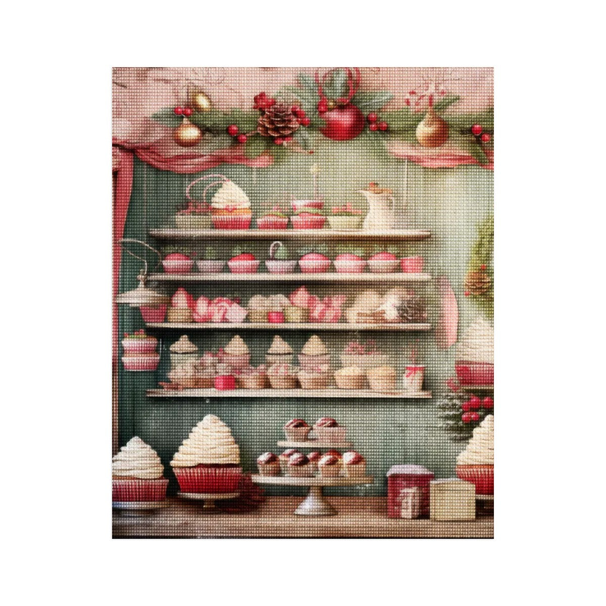 Ye Olde Christmas Shoppe Bakery Diamond Painting Kit 2