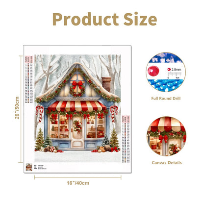 Ye Olde Christmas Shoppe Winter Diamond Painting Kit image_1